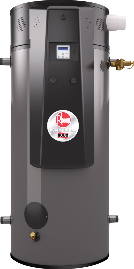 Super Duty Condensing High Efficiency Ruud Commercial Gas Water Heaters
