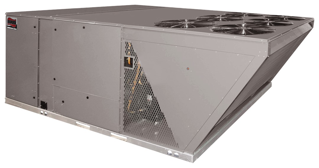 RLRLC, RLRLH (15 & 20 Ton) Ruud Commercial Package Air Conditioners